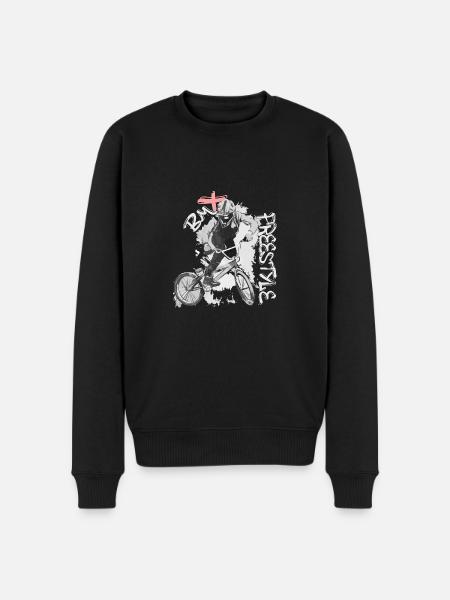 BMX Freestyle - Men's Premium Organic Jumper - black