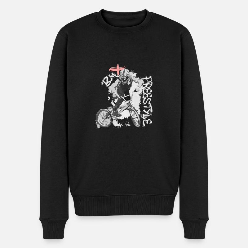 BMX Freestyle - Pull Premium bio Homme - noir