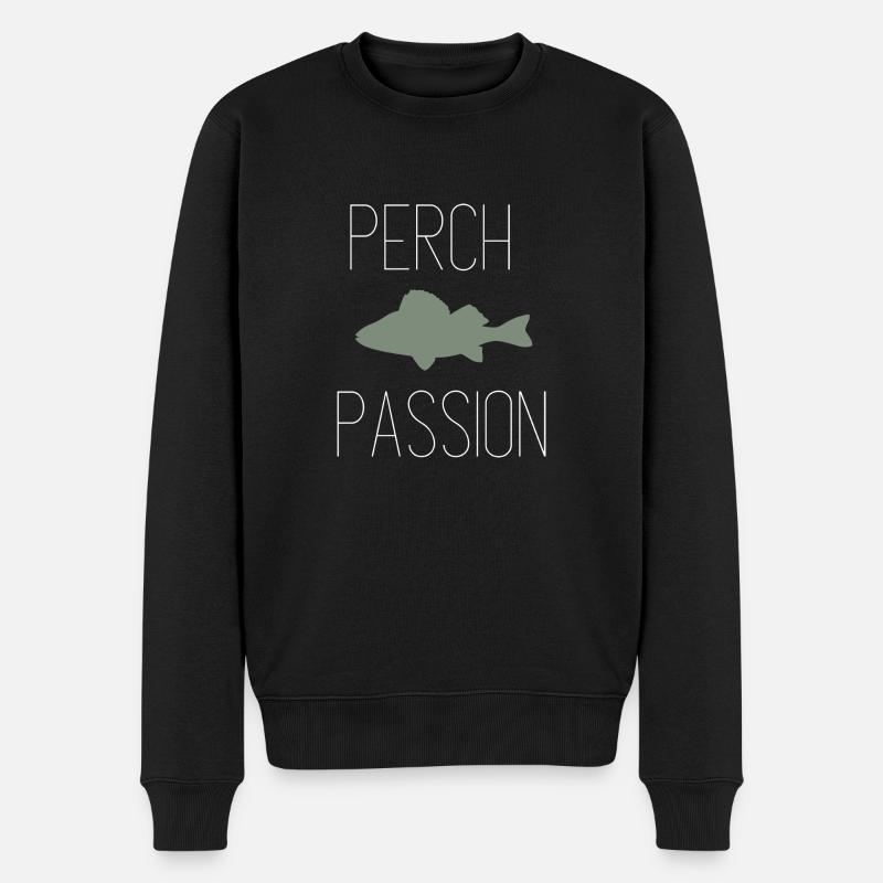 Barsch Leidenschaft - Perch Passion - Pull Premium bio Homme - noir