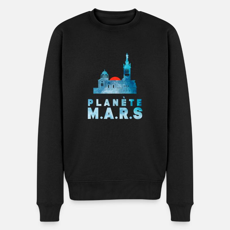 Planète Mars 2 - Pull Premium bio Homme - noir