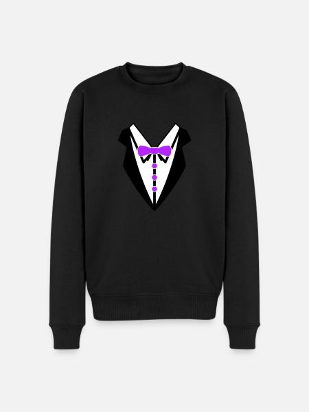 Tuxedo 2 - Men's Premium Organic Jumper - black