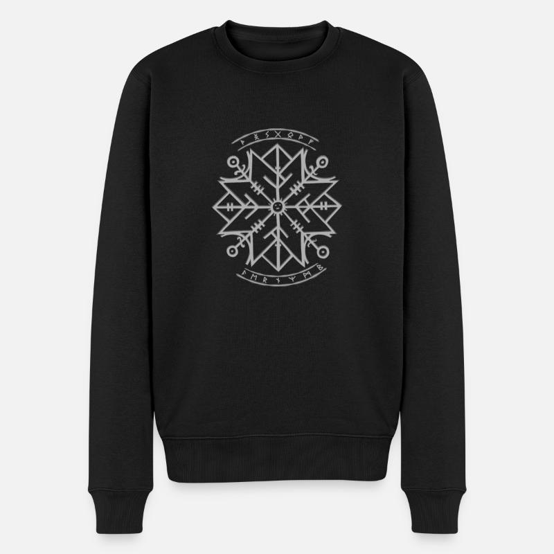 rune de protection nordique - Pull Premium bio Homme - noir