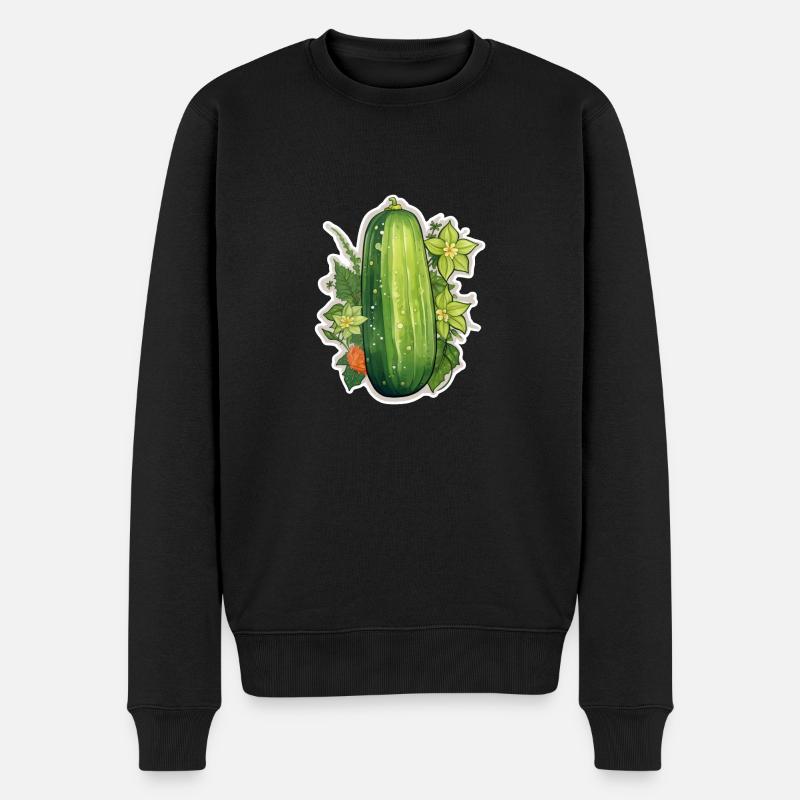 Concombre - Pull Premium bio Homme - noir