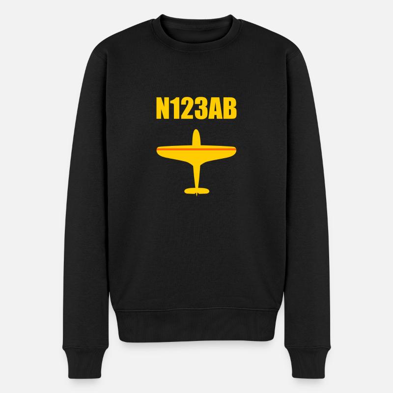 Aviation sur mesure - Avion - Vol - Pilote - Pull Premium bio Homme - noir