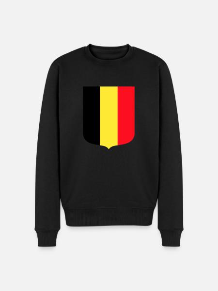 Belgique - Pull Premium bio Homme - noir