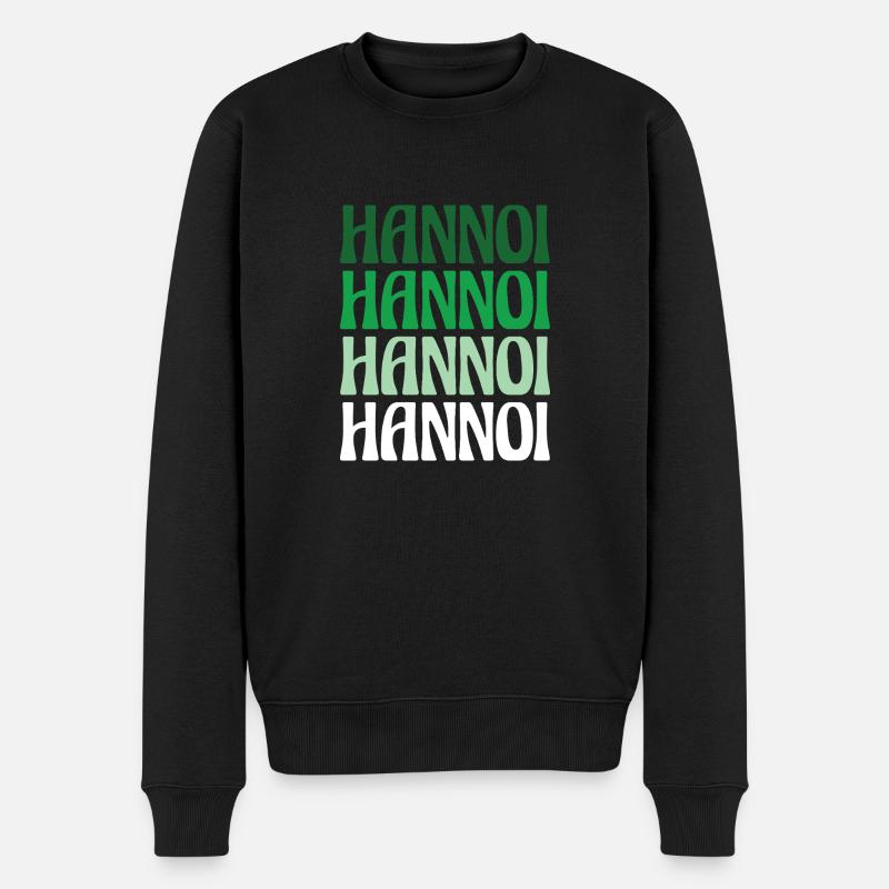 Hannoi Hanover Dialect Gift - Men's Premium Organic Jumper - black
