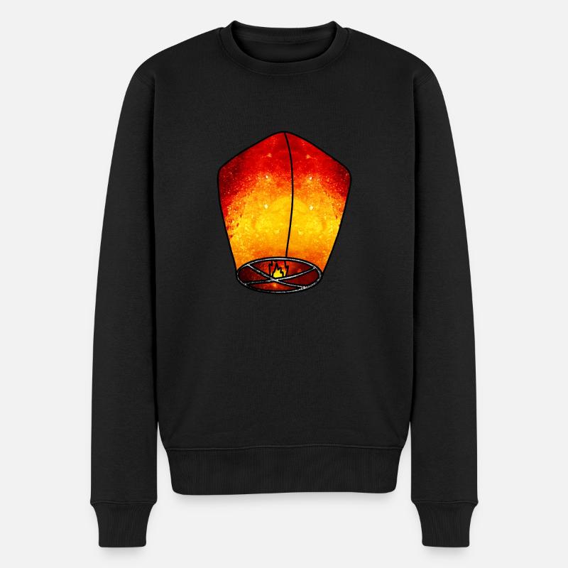 Lanterne Céleste Cosmique - Pull Premium bio Homme - noir