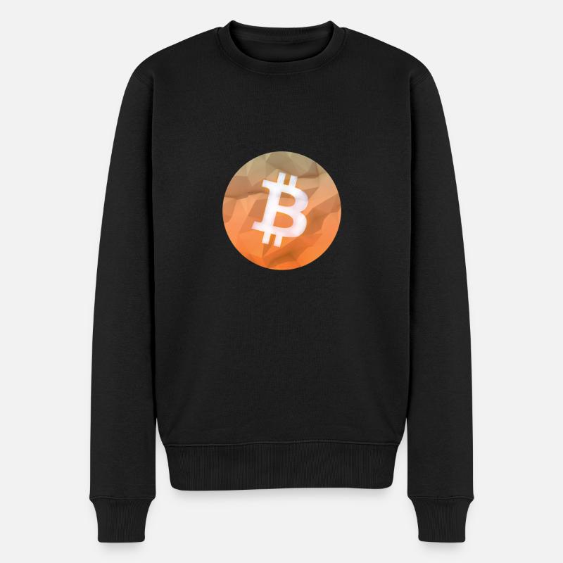 Bitcoin - Pull Premium bio Homme - noir