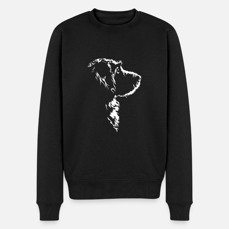 Goldendoodle Hunde Hund Silhouette Wilsigns - Männer Premium Bio Pullover - Schwarz
