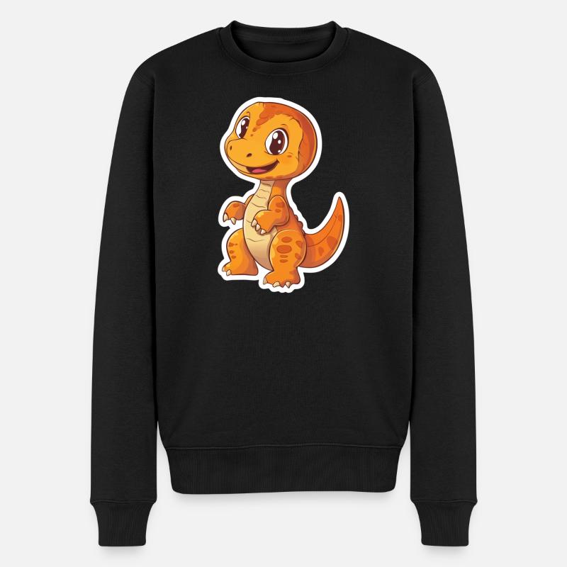 Dinosaure - Pull Premium bio Homme - noir