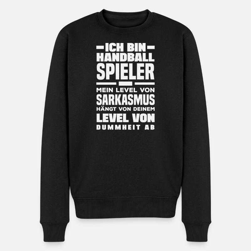 Handball Joueurs Handball Handball Cadeaux - Pull Premium bio Homme - noir