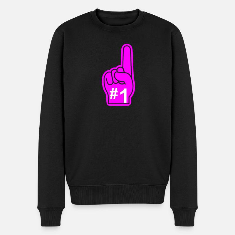 Match USA - Männer Premium Bio Pullover - Schwarz