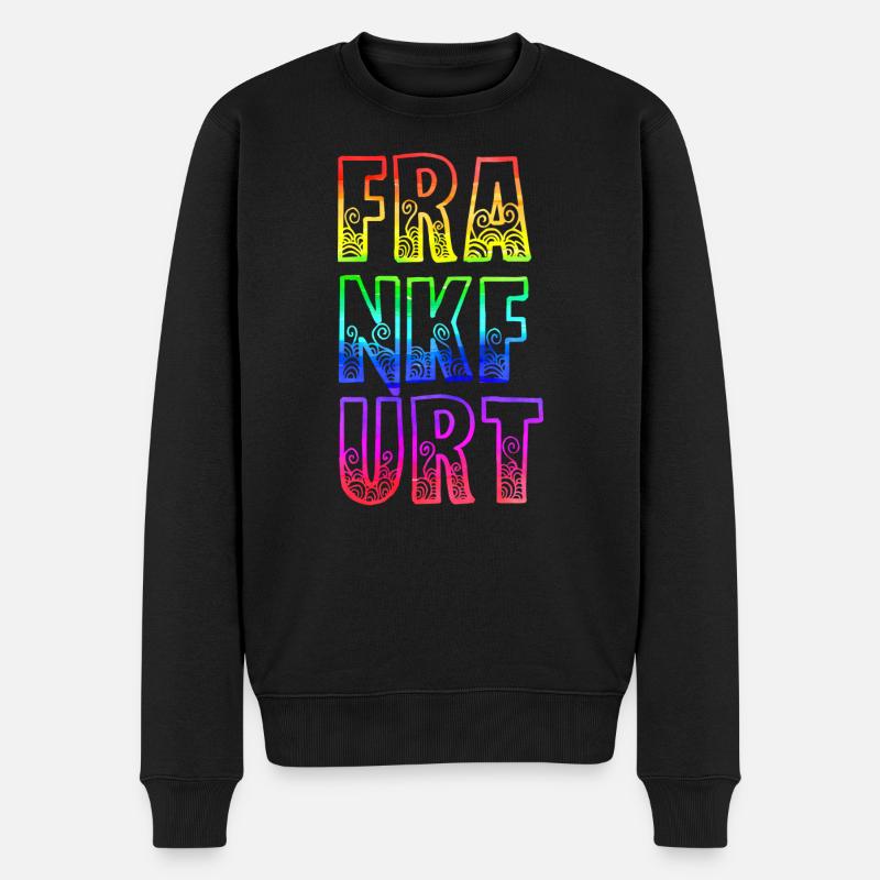 frankfurt rs arc-en-ciel - Pull Premium bio Homme - noir