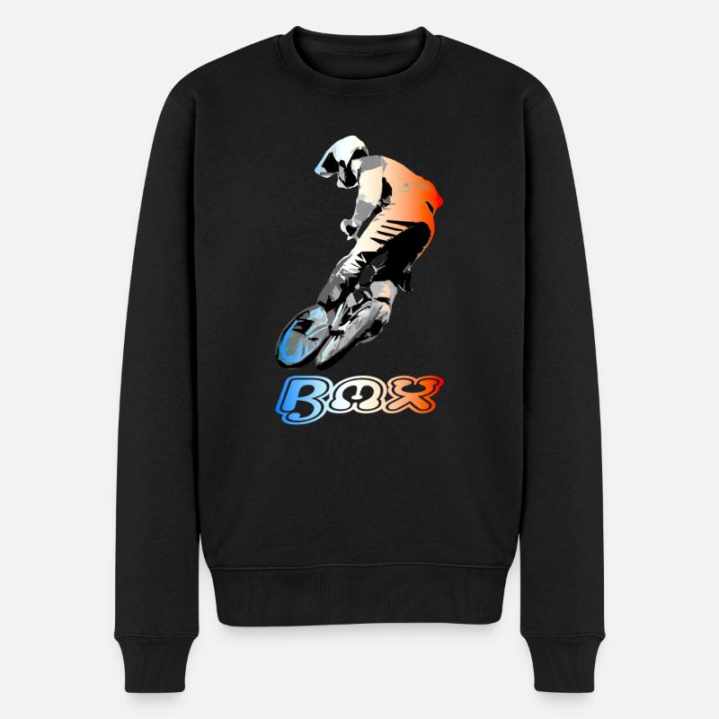 bmx race Frankreich - Männer Premium Bio Pullover - Schwarz