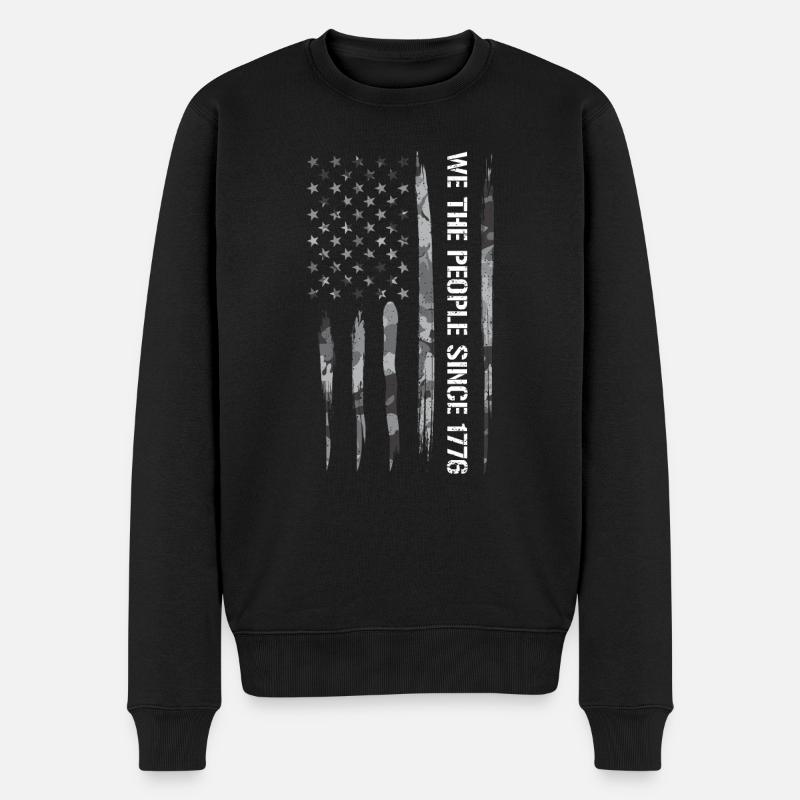 Nous Le peuple depuis 1776 - Pull Premium bio Homme - noir