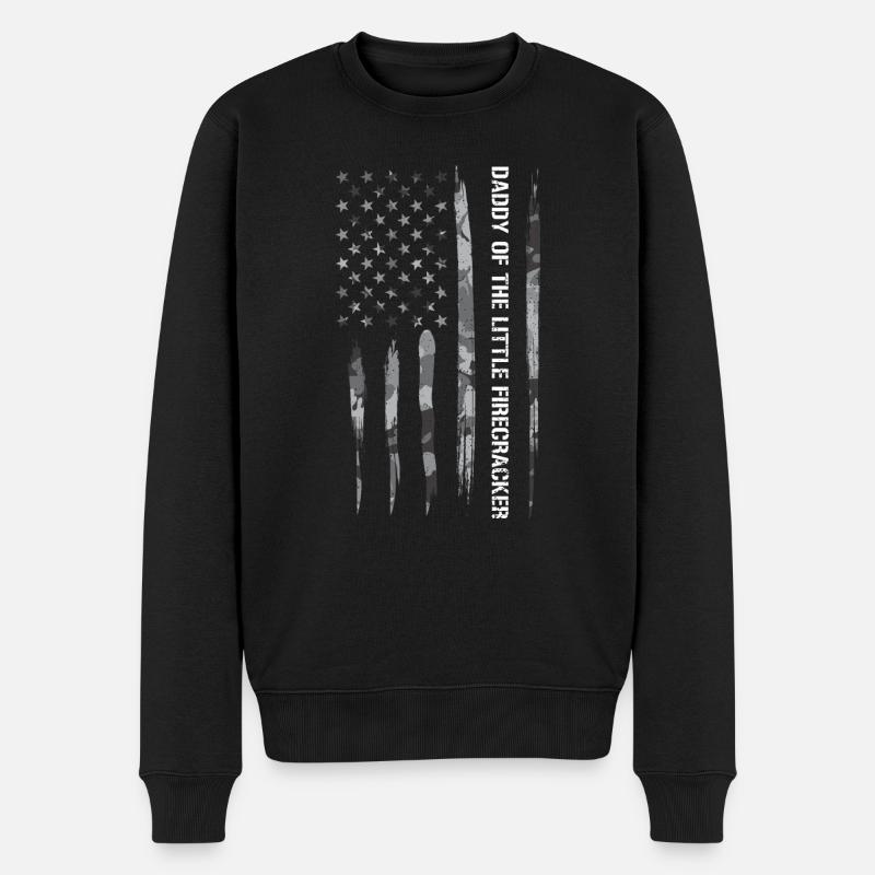 Papa Du Petit Pétard - Pull Premium bio Homme - noir