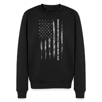 American Motorcycle Indian Biker... - Männer Premium Bio Pullover - Schwarz - Vorne - Nico (187cm)