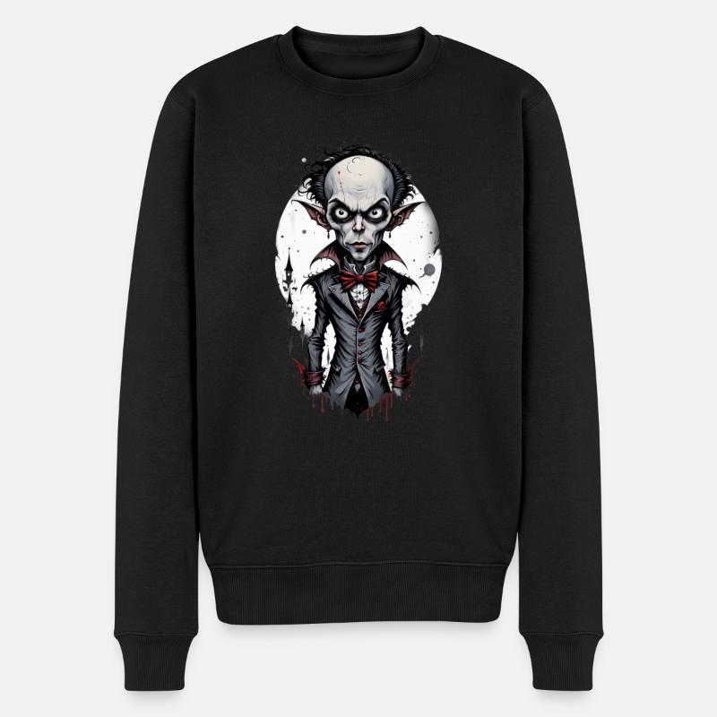 un vampire souriant 12 - Pull Premium bio Homme - noir