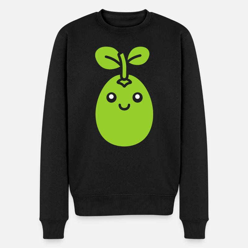 petit pois - Pull Premium bio Homme - noir