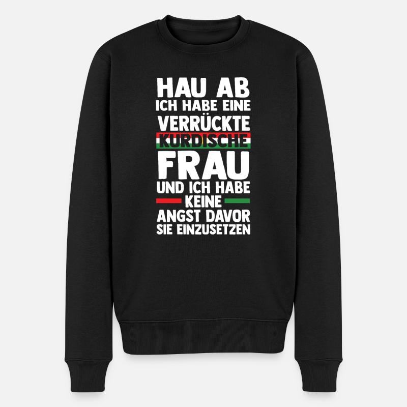 Kurdes Kurdistan - Pull Premium bio Homme - noir