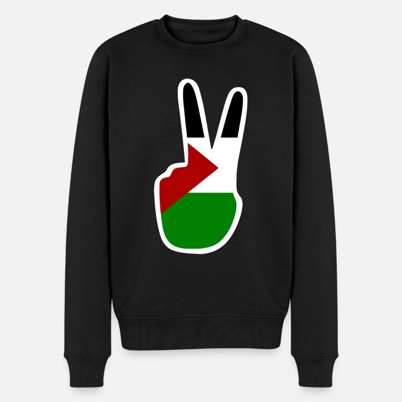 Free palestine - Pull Premium bio Homme - noir