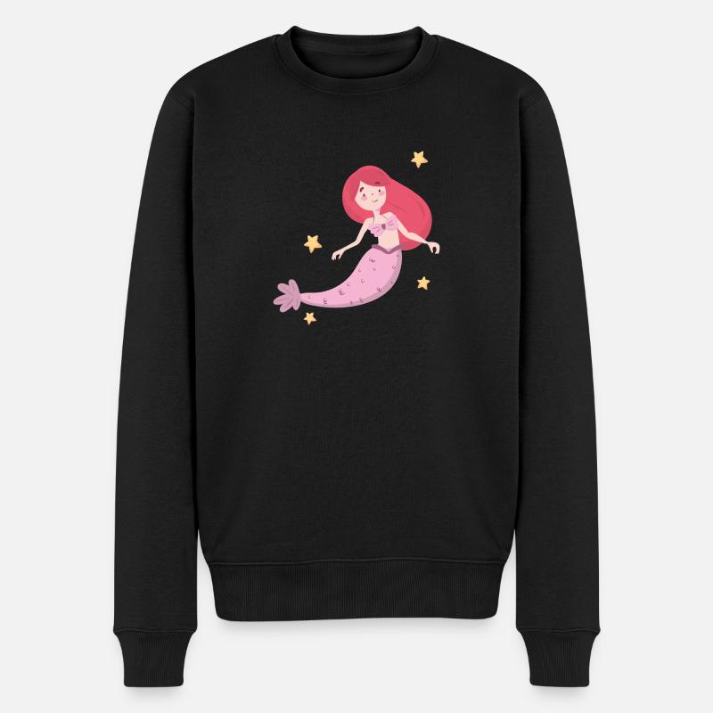 Étoiles sirènes - Pull Premium bio Homme - noir