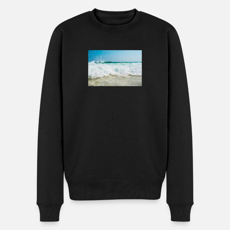 mer - Pull Premium bio Homme - noir