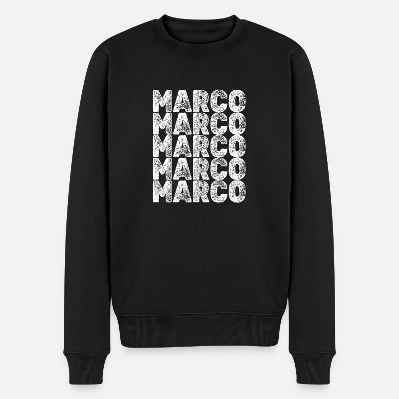 Héros Marco - Pull Premium bio Homme - noir