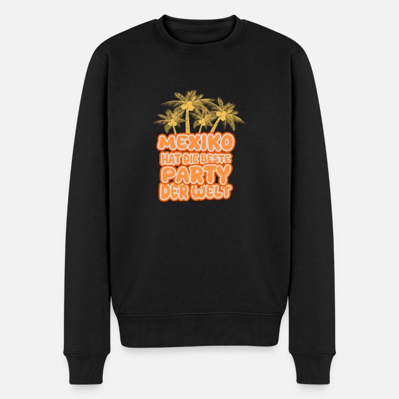 Vacances Mexique - Pull Premium bio Homme - noir