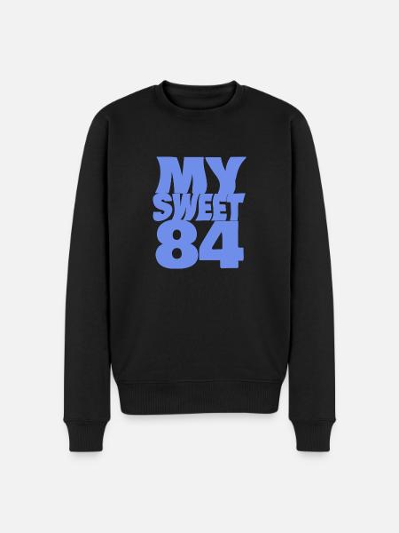 Sweet 84 - Men's Premium Organic Jumper - black