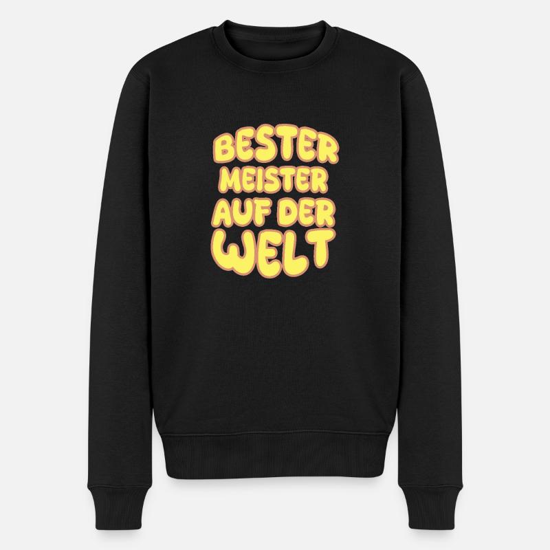 Meister als Berufung - Männer Premium Bio Pullover - Schwarz