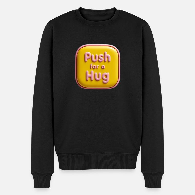 Pousser pour ahug - Pull Premium bio Homme - noir