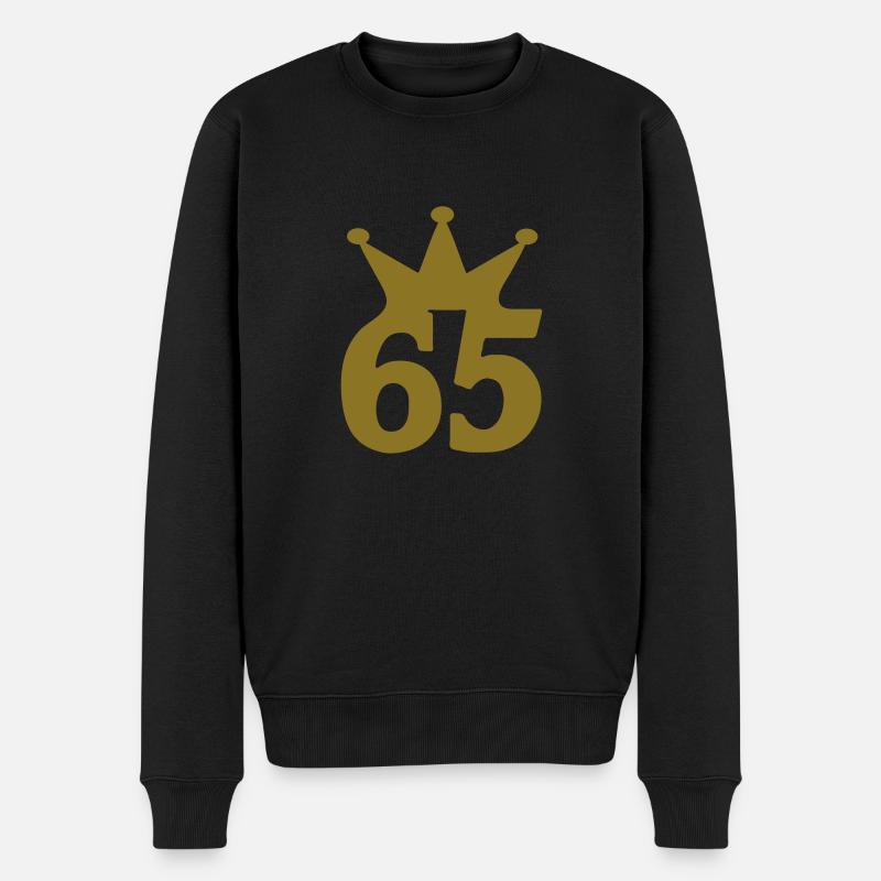65 couronne c1w7 - Pull Premium bio Homme - noir