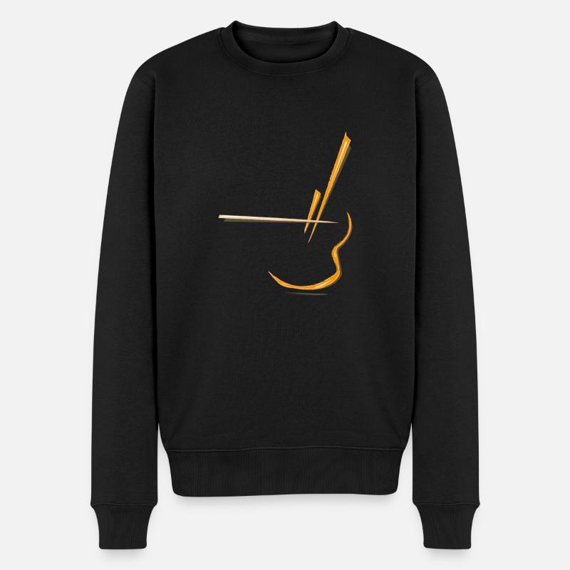 violoncelle - Pull Premium bio Homme - noir