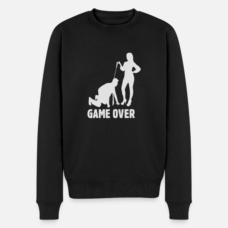 Game Over JGA - Männer Premium Bio Pullover - Schwarz