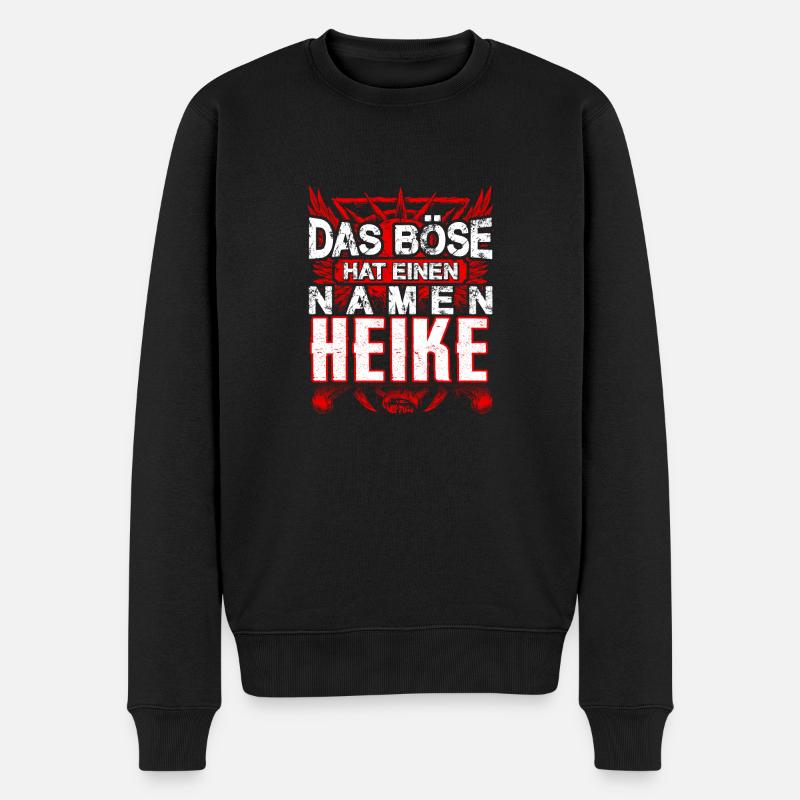 HEIKE - Böse - Männer Premium Bio Pullover - Schwarz