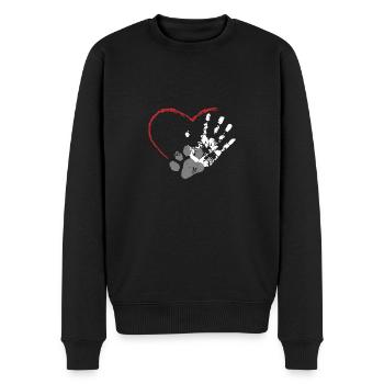 Hundebesitzer - Männer Premium Bio Pullover - Schwarz - Vorne - Nico (187cm)