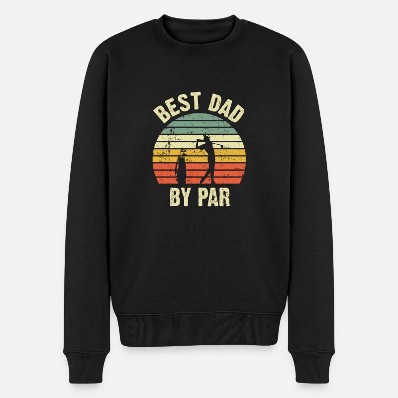 Best dad by par - Pull Premium bio Homme - noir