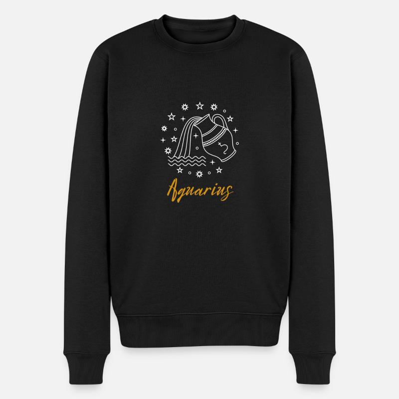 Aquarius 1 - Pull Premium bio Homme - noir