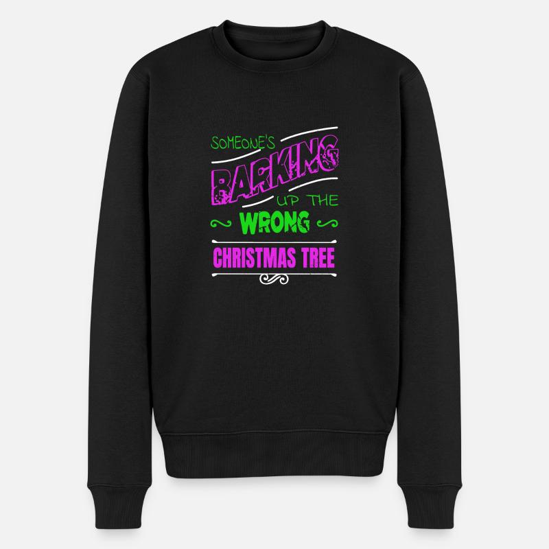 beagle lover gift funny christmas dog breed - Männer Premium Bio Pullover - Schwarz