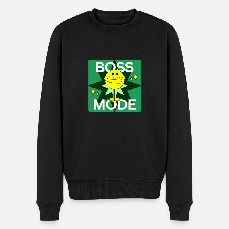 Boss Mode - Pull Premium bio Homme - noir