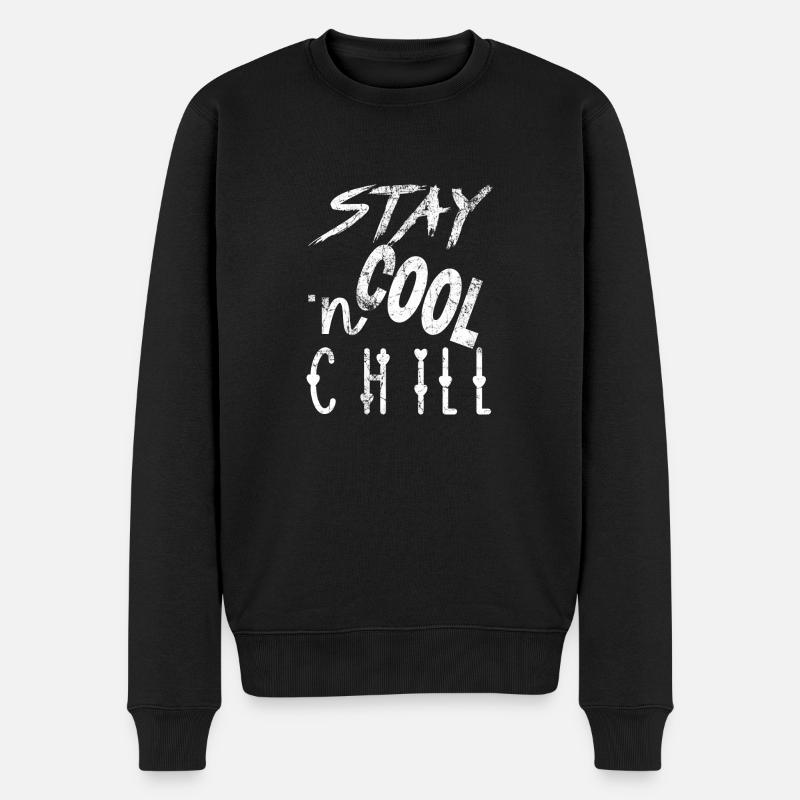 Restez au frais 3 - Pull Premium bio Homme - noir