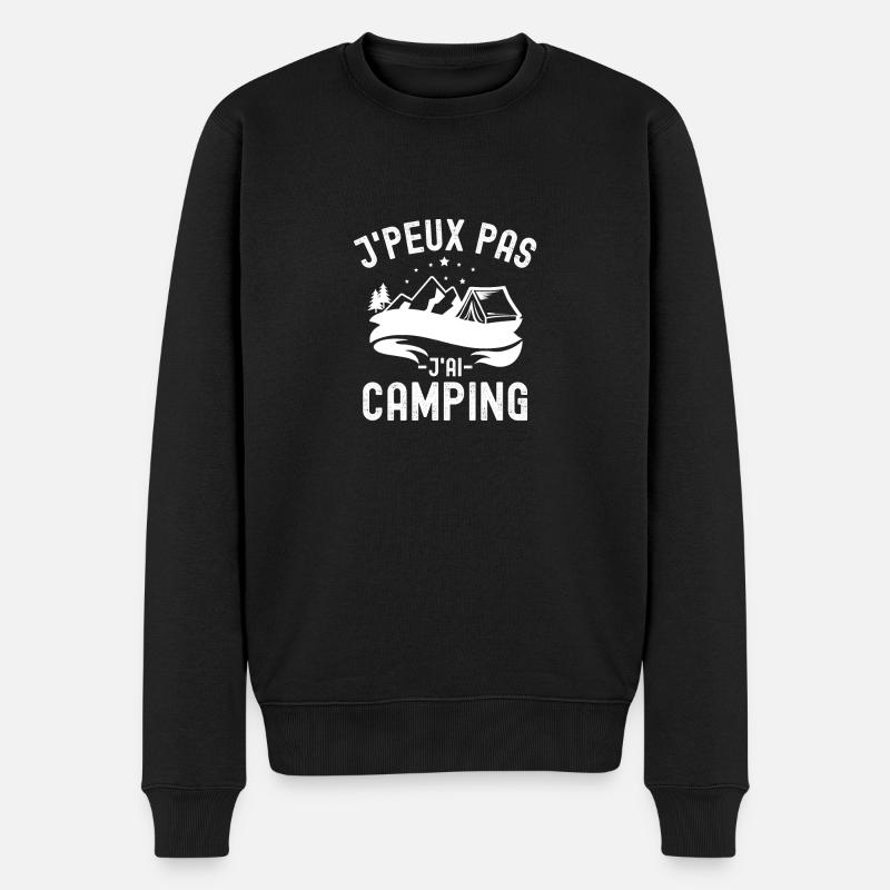 camper camping 2 - Pull Premium bio Homme - noir