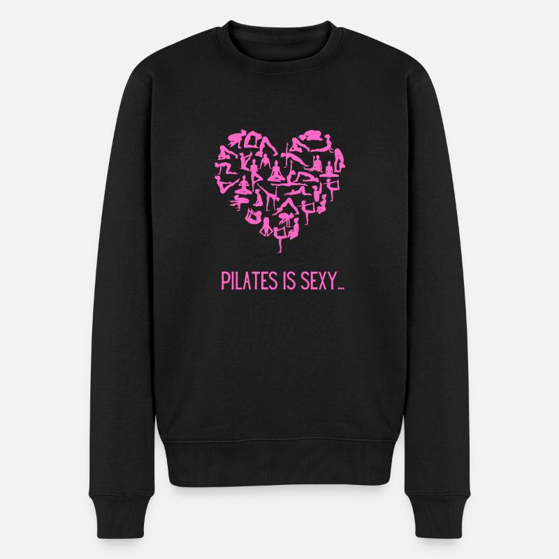 LE PILATES EST SEXY - Pull Premium bio Homme - noir