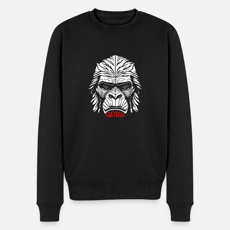 Grogner - Pull Premium bio Homme - noir