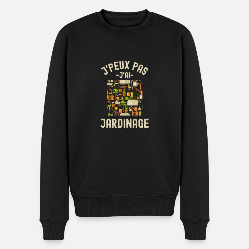 Matériel de jardinage - Pull Premium bio Homme - noir