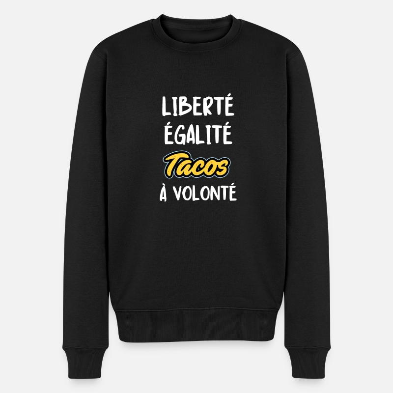 Tacos à volonté - Pull Premium bio Homme - noir