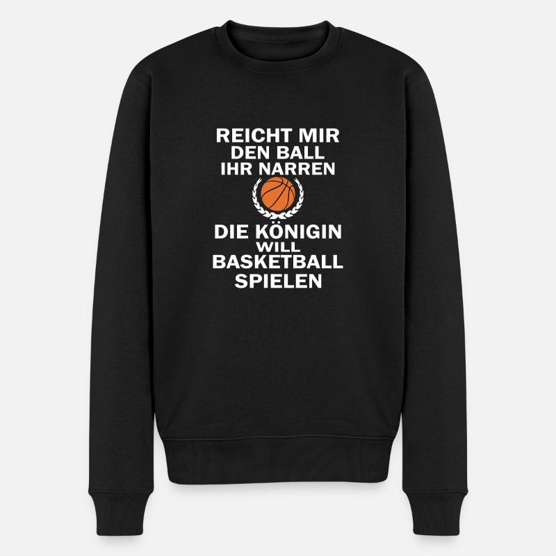 Basket-ball - Pull Premium bio Homme - noir