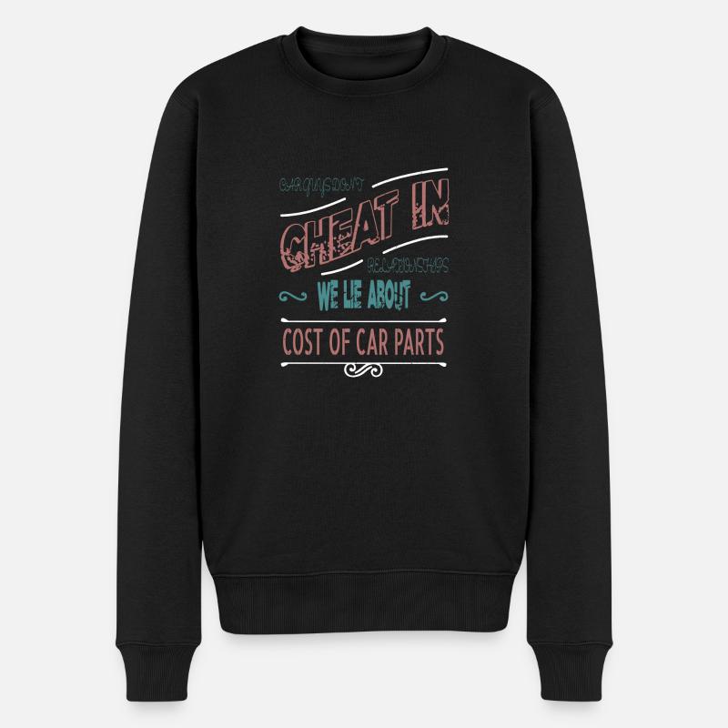 thérapeute conjugal cool super - Pull Premium bio Homme - noir