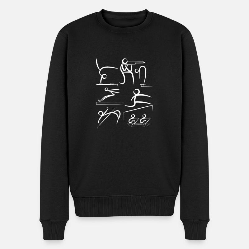SPORT été compétition - Pull Premium bio Homme - noir